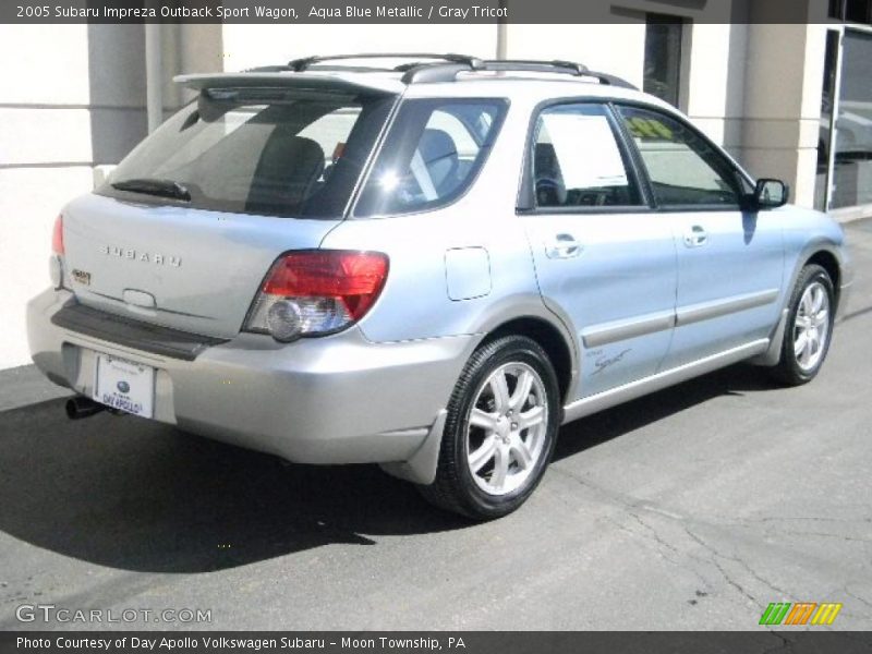 Aqua Blue Metallic / Gray Tricot 2005 Subaru Impreza Outback Sport Wagon