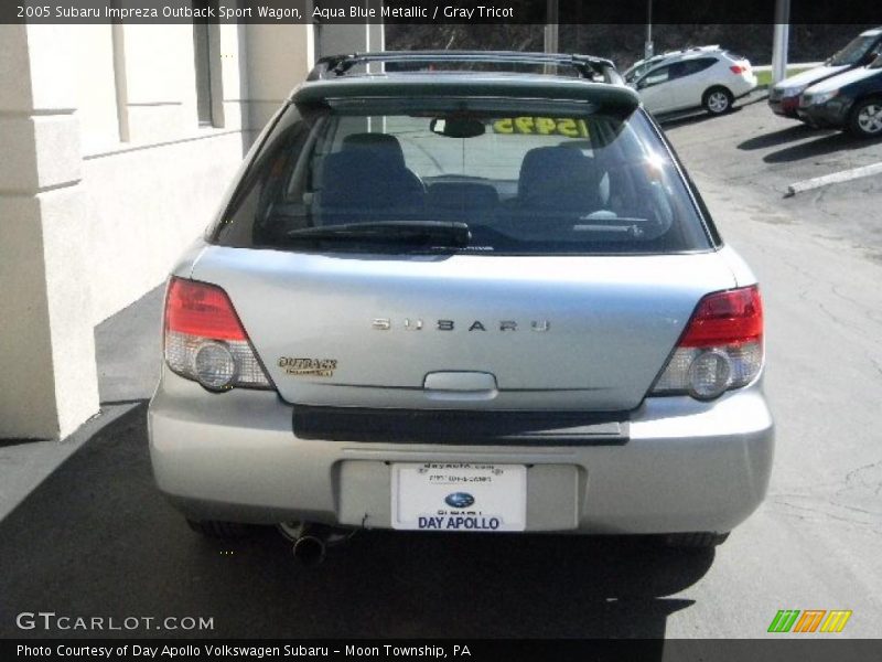 Aqua Blue Metallic / Gray Tricot 2005 Subaru Impreza Outback Sport Wagon