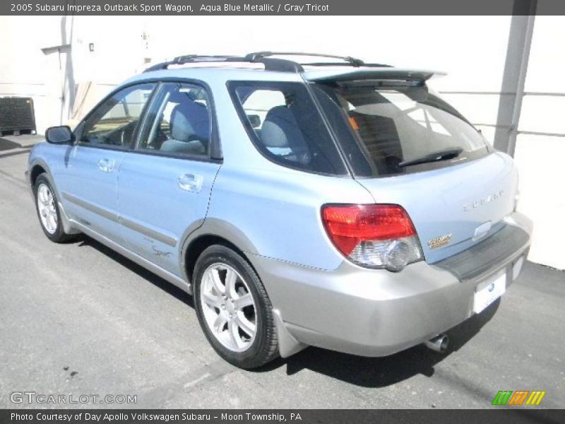 Aqua Blue Metallic / Gray Tricot 2005 Subaru Impreza Outback Sport Wagon