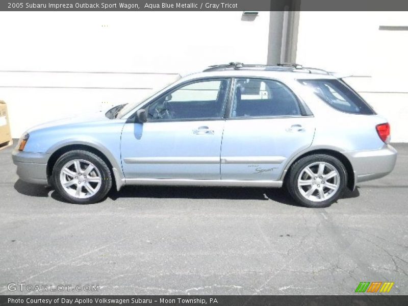 Aqua Blue Metallic / Gray Tricot 2005 Subaru Impreza Outback Sport Wagon