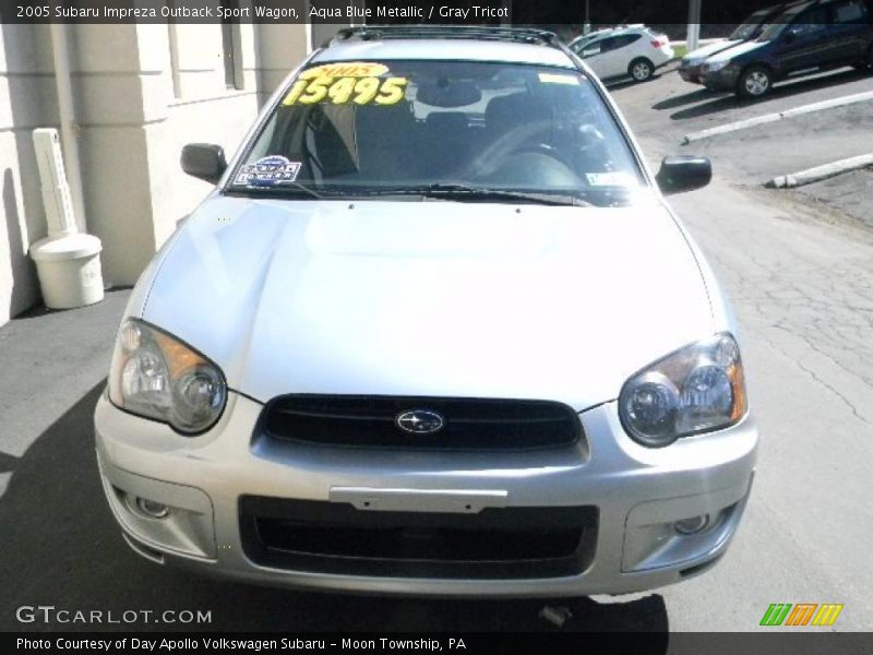 Aqua Blue Metallic / Gray Tricot 2005 Subaru Impreza Outback Sport Wagon