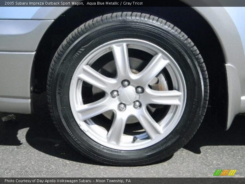 Aqua Blue Metallic / Gray Tricot 2005 Subaru Impreza Outback Sport Wagon