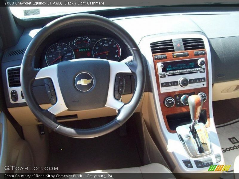 Black / Light Cashmere 2008 Chevrolet Equinox LT AWD