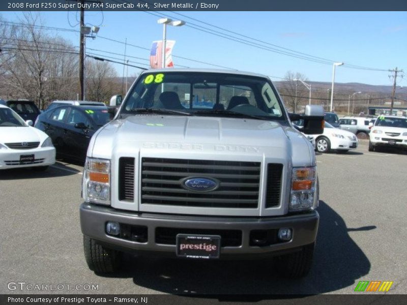 Silver Metallic / Ebony 2008 Ford F250 Super Duty FX4 SuperCab 4x4