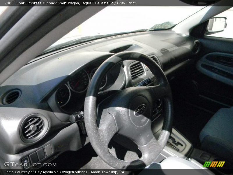 Aqua Blue Metallic / Gray Tricot 2005 Subaru Impreza Outback Sport Wagon