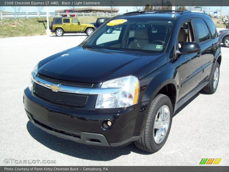 Black / Light Cashmere 2008 Chevrolet Equinox LT AWD