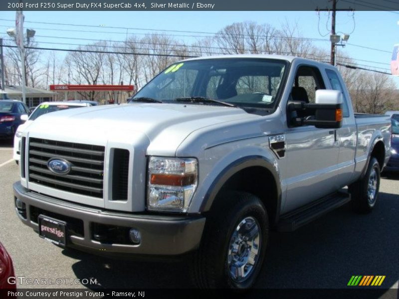 Silver Metallic / Ebony 2008 Ford F250 Super Duty FX4 SuperCab 4x4