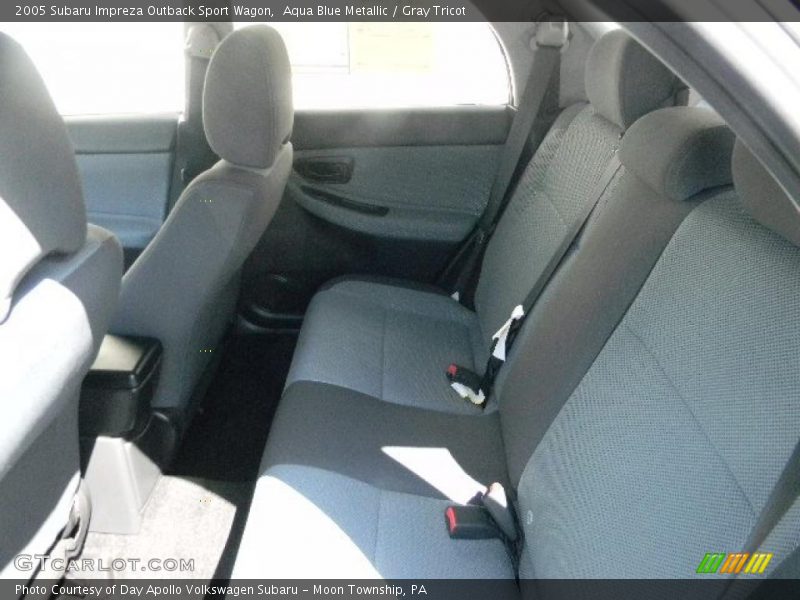 Aqua Blue Metallic / Gray Tricot 2005 Subaru Impreza Outback Sport Wagon