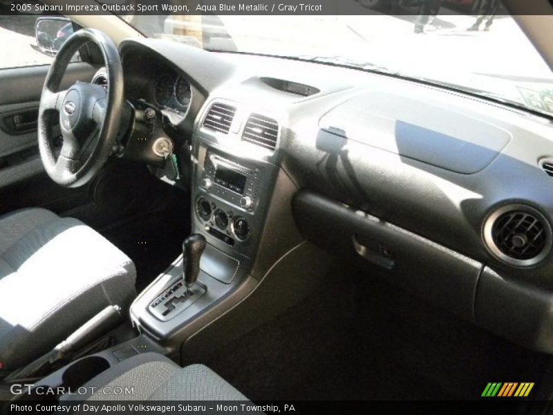 Aqua Blue Metallic / Gray Tricot 2005 Subaru Impreza Outback Sport Wagon