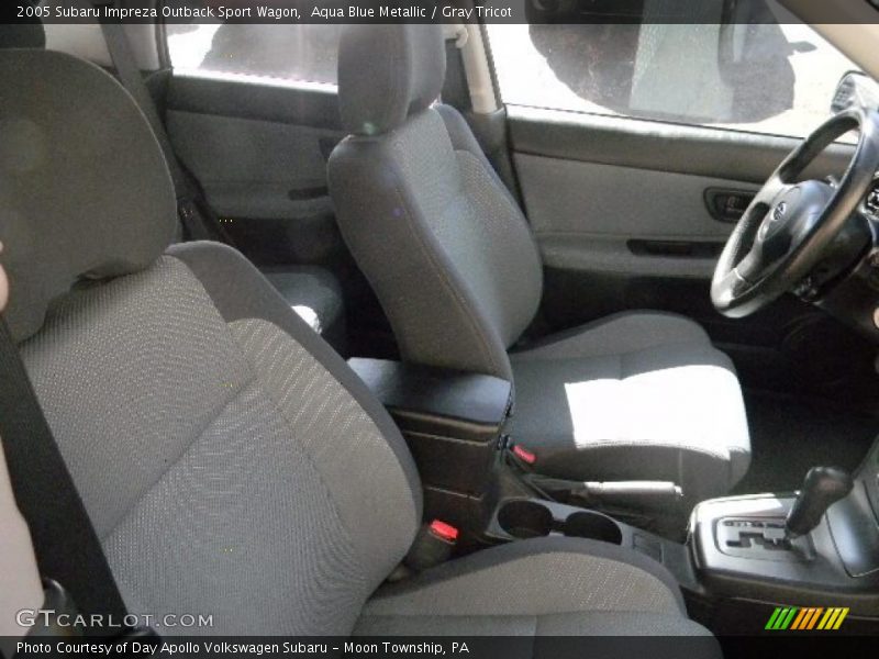 Aqua Blue Metallic / Gray Tricot 2005 Subaru Impreza Outback Sport Wagon