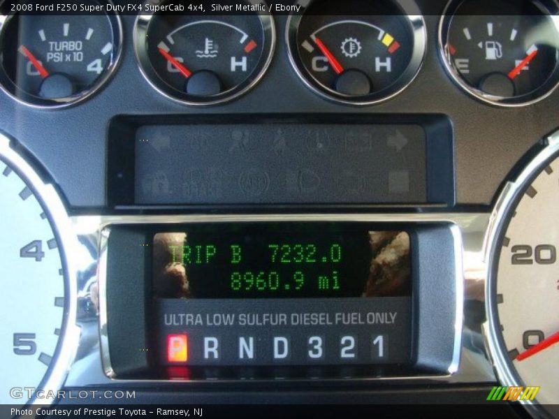 Silver Metallic / Ebony 2008 Ford F250 Super Duty FX4 SuperCab 4x4