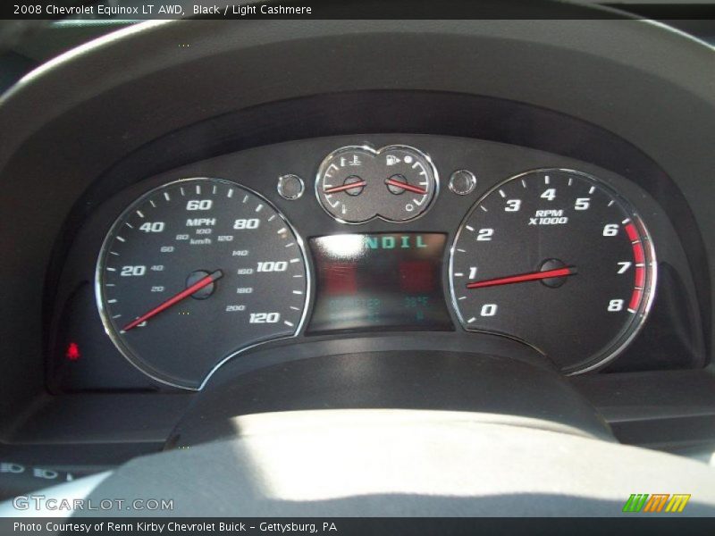 Black / Light Cashmere 2008 Chevrolet Equinox LT AWD