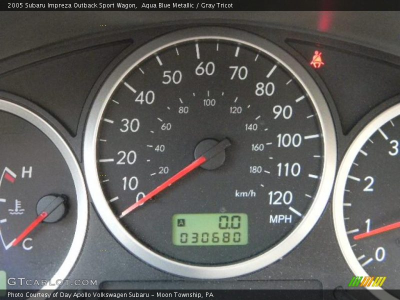Aqua Blue Metallic / Gray Tricot 2005 Subaru Impreza Outback Sport Wagon