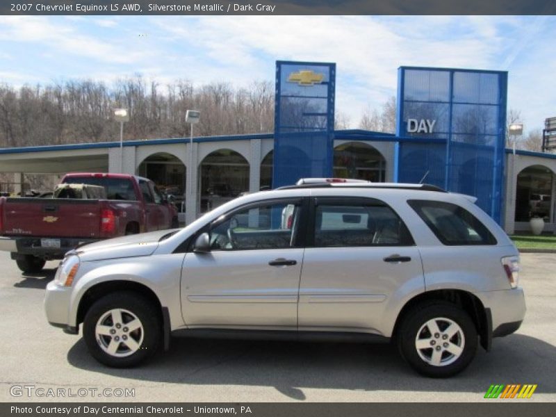 Silverstone Metallic / Dark Gray 2007 Chevrolet Equinox LS AWD
