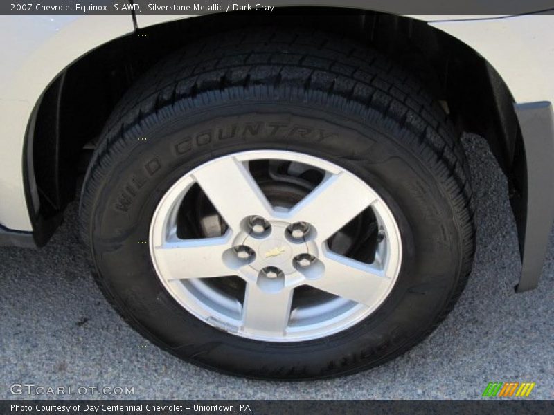 Silverstone Metallic / Dark Gray 2007 Chevrolet Equinox LS AWD