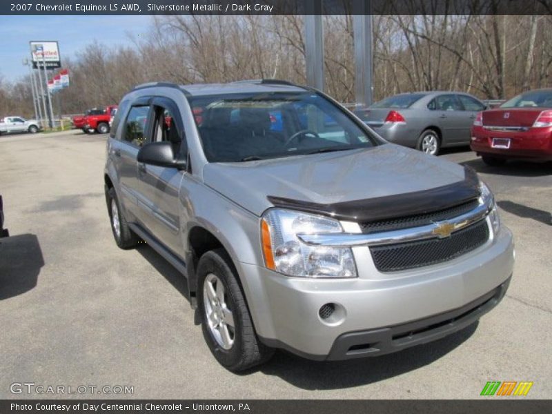 Silverstone Metallic / Dark Gray 2007 Chevrolet Equinox LS AWD