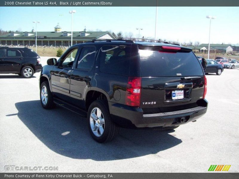 Black / Light Cashmere/Ebony 2008 Chevrolet Tahoe LS 4x4
