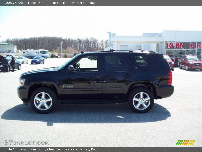 Black / Light Cashmere/Ebony 2008 Chevrolet Tahoe LS 4x4