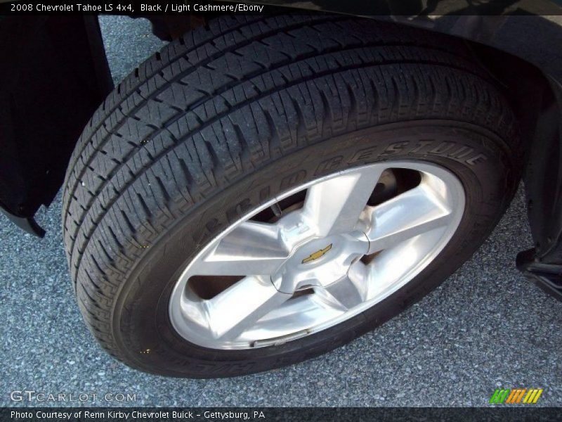 Black / Light Cashmere/Ebony 2008 Chevrolet Tahoe LS 4x4