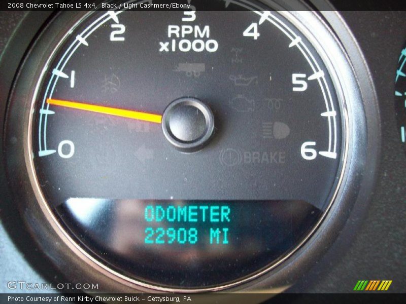 Black / Light Cashmere/Ebony 2008 Chevrolet Tahoe LS 4x4
