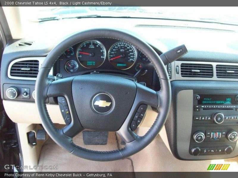 Black / Light Cashmere/Ebony 2008 Chevrolet Tahoe LS 4x4