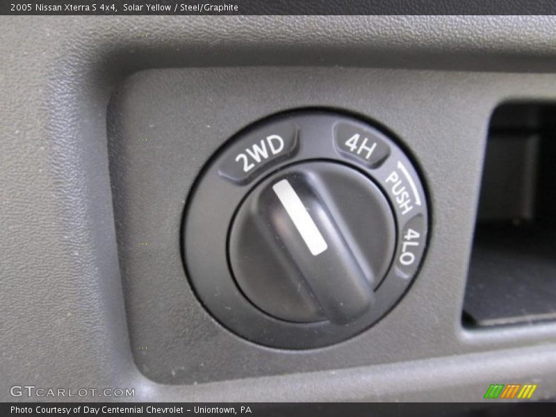 Controls of 2005 Xterra S 4x4