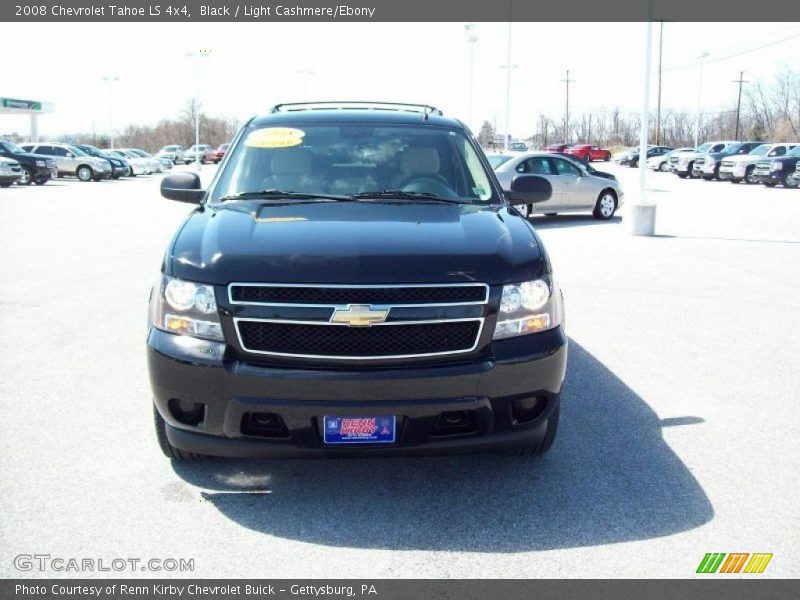 Black / Light Cashmere/Ebony 2008 Chevrolet Tahoe LS 4x4