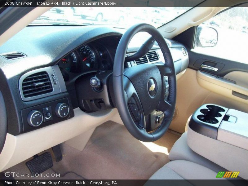 Black / Light Cashmere/Ebony 2008 Chevrolet Tahoe LS 4x4
