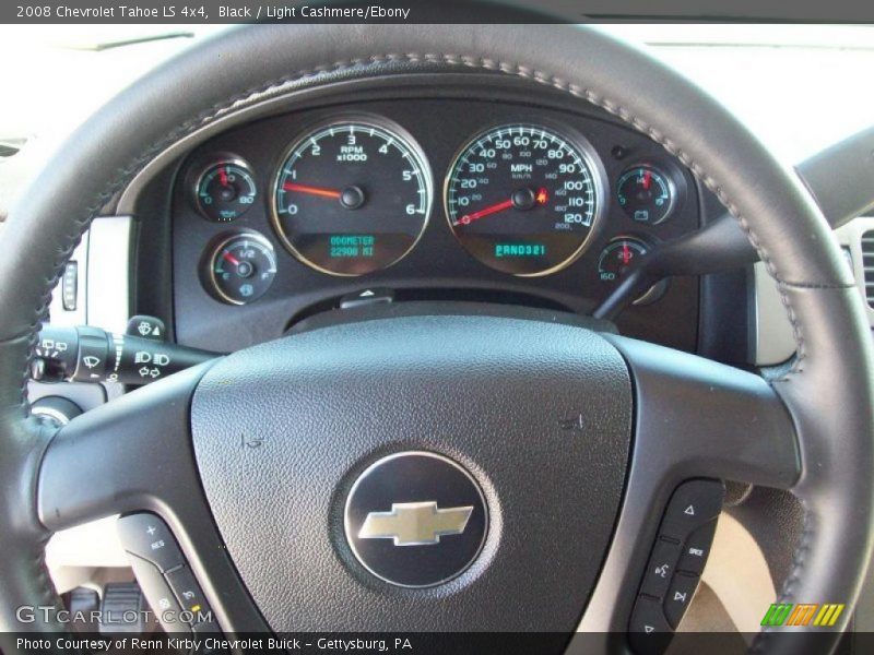 Black / Light Cashmere/Ebony 2008 Chevrolet Tahoe LS 4x4