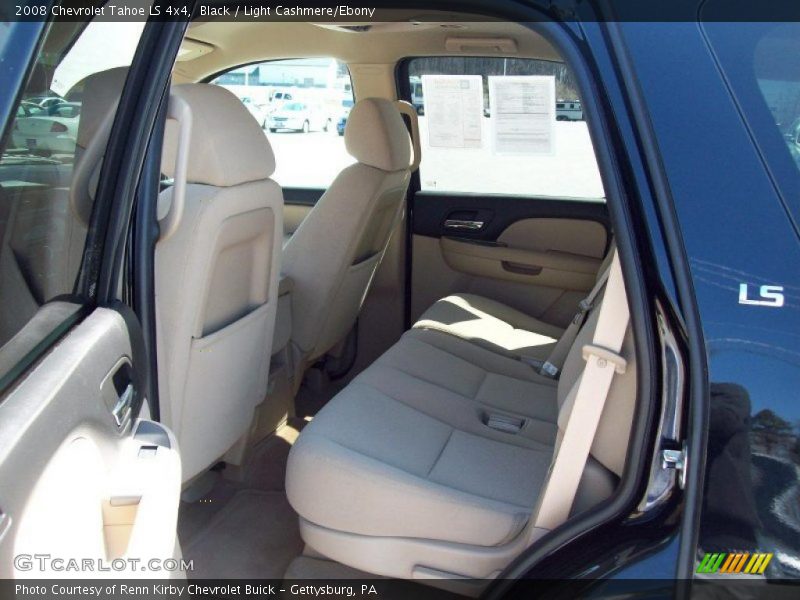 Black / Light Cashmere/Ebony 2008 Chevrolet Tahoe LS 4x4