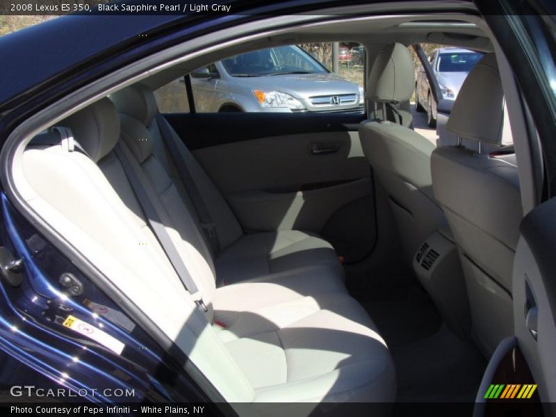 Black Sapphire Pearl / Light Gray 2008 Lexus ES 350