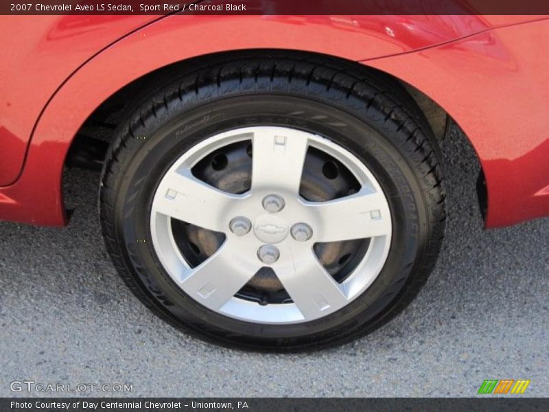 Sport Red / Charcoal Black 2007 Chevrolet Aveo LS Sedan