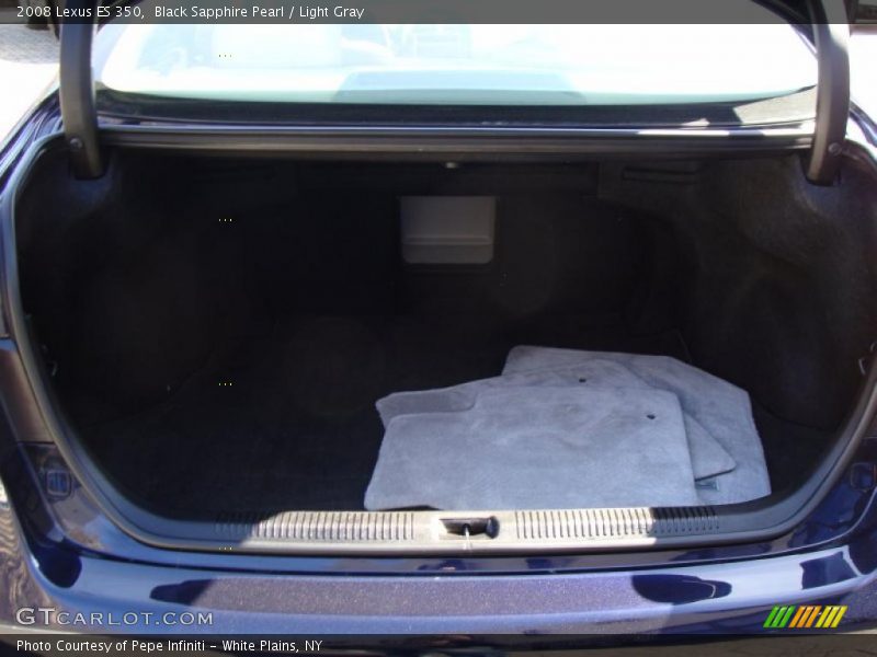 Black Sapphire Pearl / Light Gray 2008 Lexus ES 350