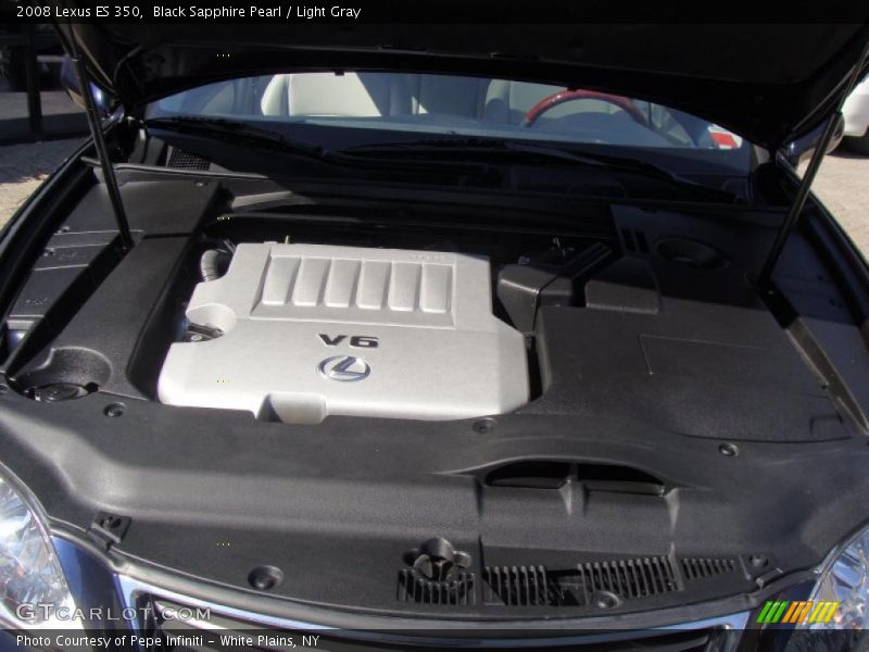 Black Sapphire Pearl / Light Gray 2008 Lexus ES 350