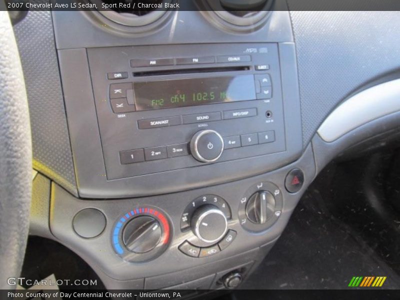 Sport Red / Charcoal Black 2007 Chevrolet Aveo LS Sedan