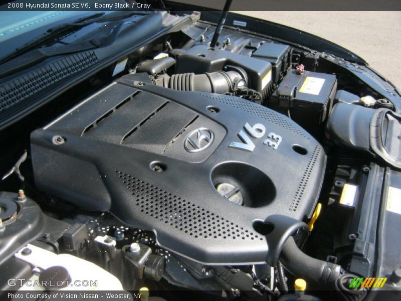 2008 Sonata SE V6 Engine - 3.3 Liter DOHC 24-Valve VVT V6