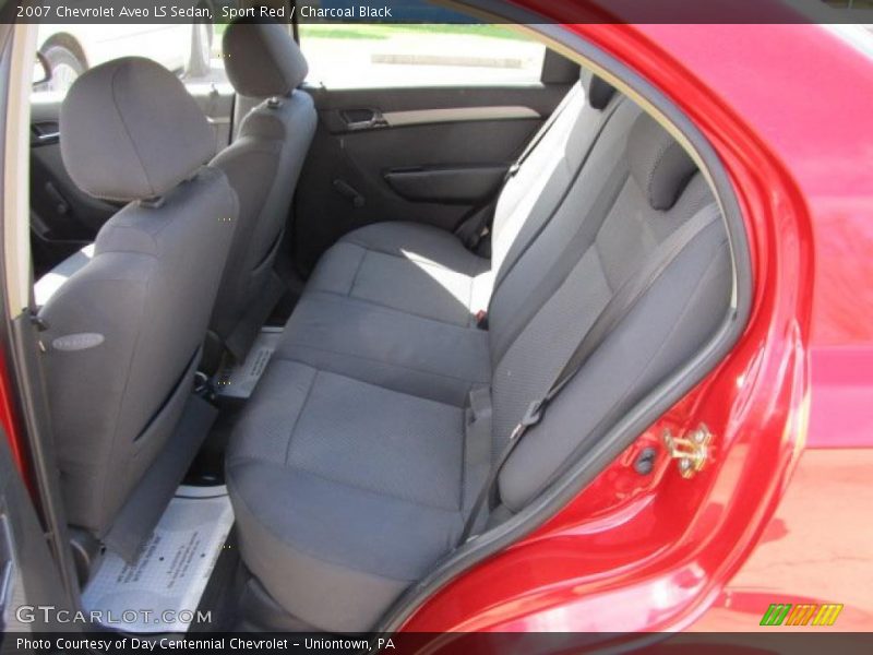 Sport Red / Charcoal Black 2007 Chevrolet Aveo LS Sedan