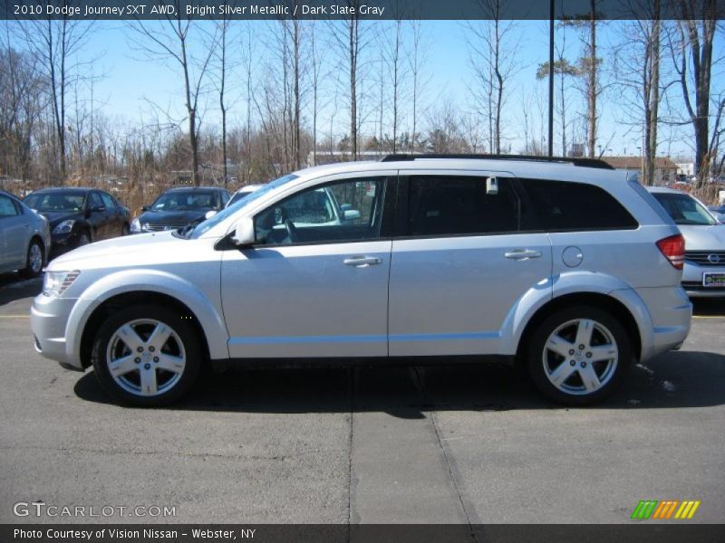 Bright Silver Metallic / Dark Slate Gray 2010 Dodge Journey SXT AWD