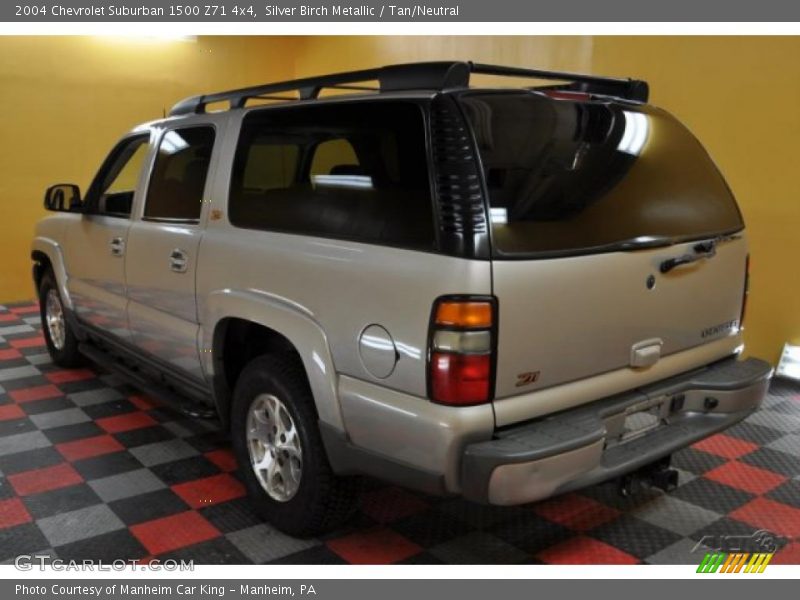Silver Birch Metallic / Tan/Neutral 2004 Chevrolet Suburban 1500 Z71 4x4