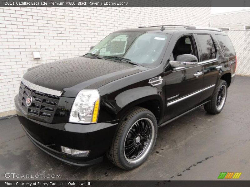 Black Raven / Ebony/Ebony 2011 Cadillac Escalade Premium AWD