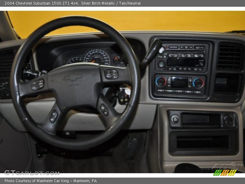 Silver Birch Metallic / Tan/Neutral 2004 Chevrolet Suburban 1500 Z71 4x4
