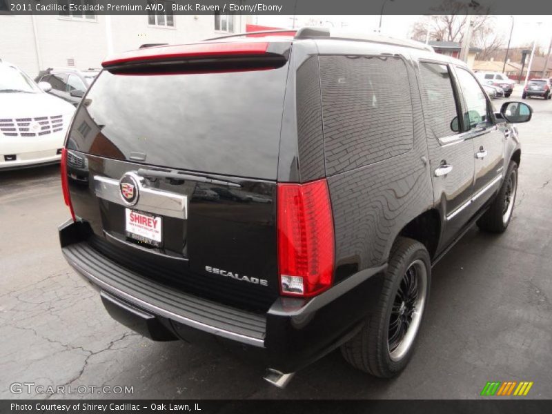 Black Raven / Ebony/Ebony 2011 Cadillac Escalade Premium AWD