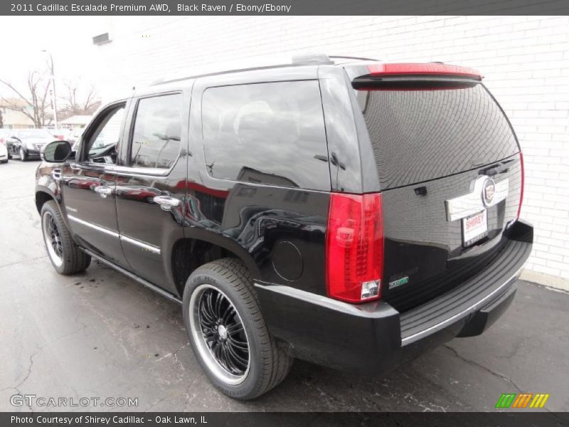 Black Raven / Ebony/Ebony 2011 Cadillac Escalade Premium AWD