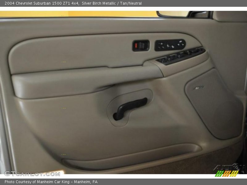 Silver Birch Metallic / Tan/Neutral 2004 Chevrolet Suburban 1500 Z71 4x4