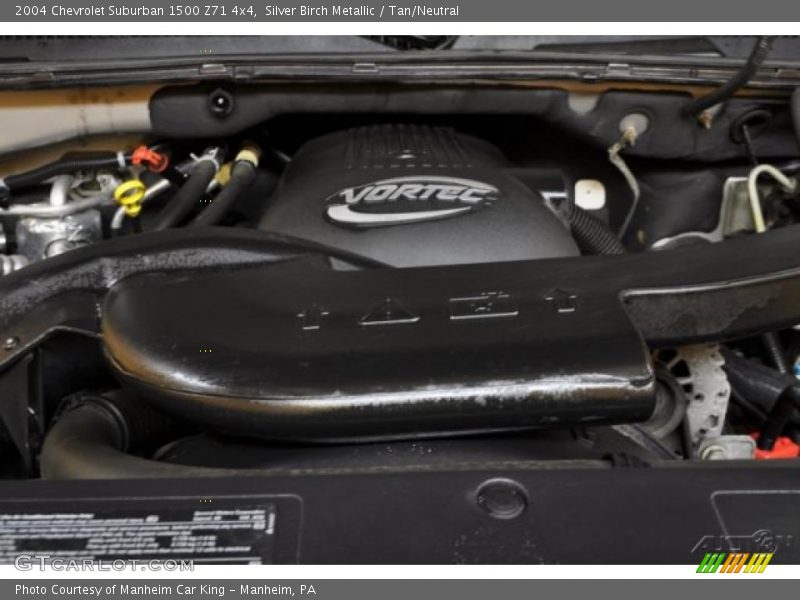 Silver Birch Metallic / Tan/Neutral 2004 Chevrolet Suburban 1500 Z71 4x4
