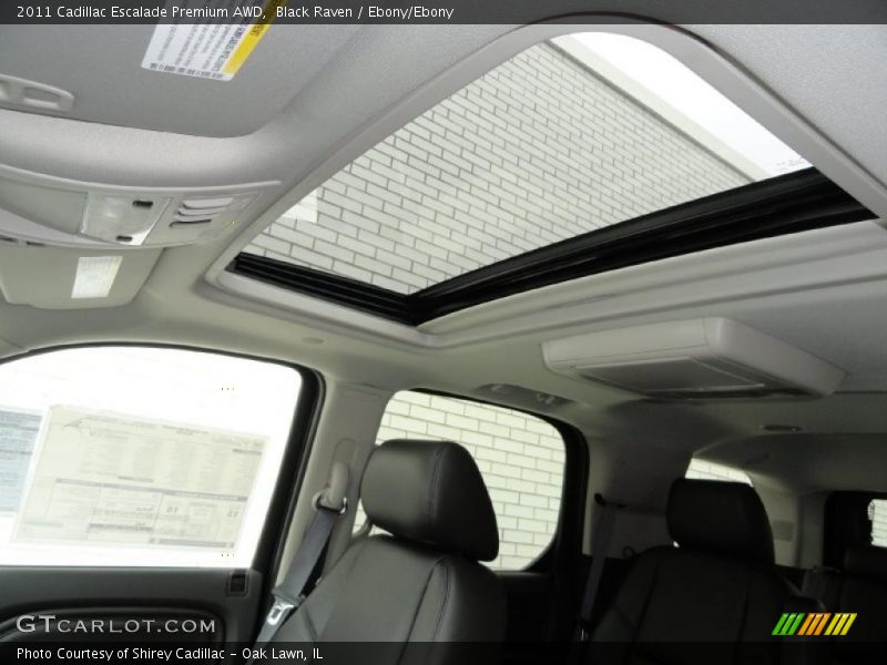 Black Raven / Ebony/Ebony 2011 Cadillac Escalade Premium AWD