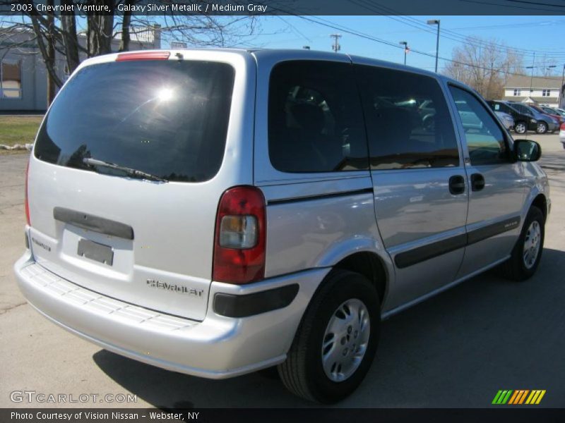 Galaxy Silver Metallic / Medium Gray 2003 Chevrolet Venture
