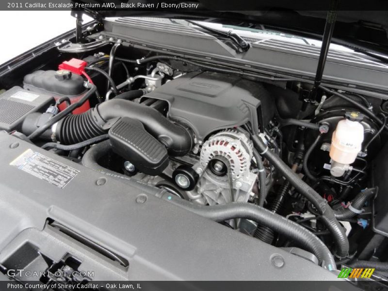  2011 Escalade Premium AWD Engine - 6.2 Liter OHV 16-Valve VVT Flex-Fuel V8