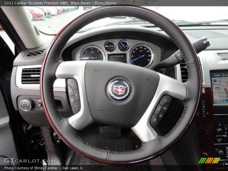  2011 Escalade Premium AWD Steering Wheel