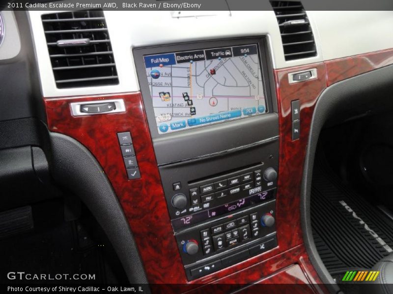 Controls of 2011 Escalade Premium AWD